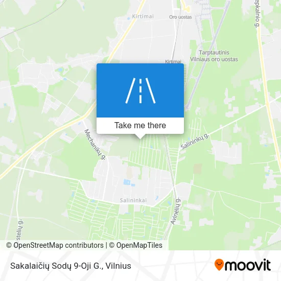 Карта Sakalaičių Sodų 9-Oji G.