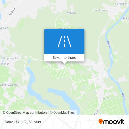 Sakališkių G. map