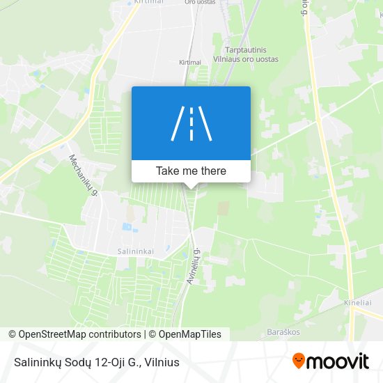 Salininkų Sodų 12-Oji G. map
