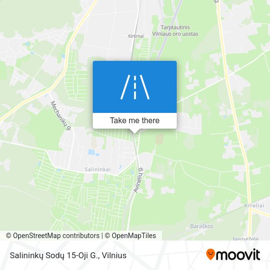 Salininkų Sodų 15-Oji G. map