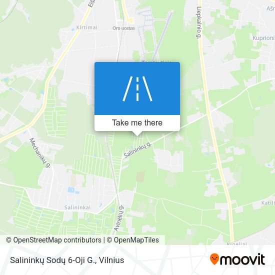 Salininkų Sodų 6-Oji G. map