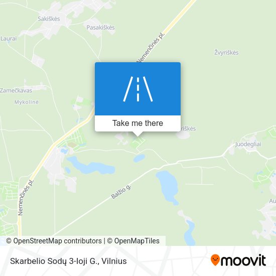 Skarbelio Sodų 3-Ioji G. map
