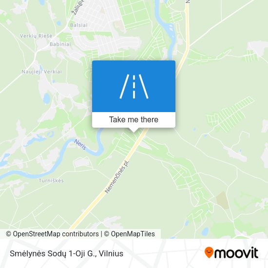Smėlynės Sodų 1-Oji G. map