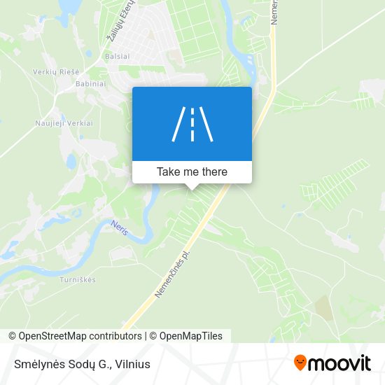 Smėlynės Sodų G. map