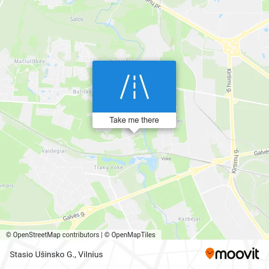 Карта Stasio Ušinsko G.