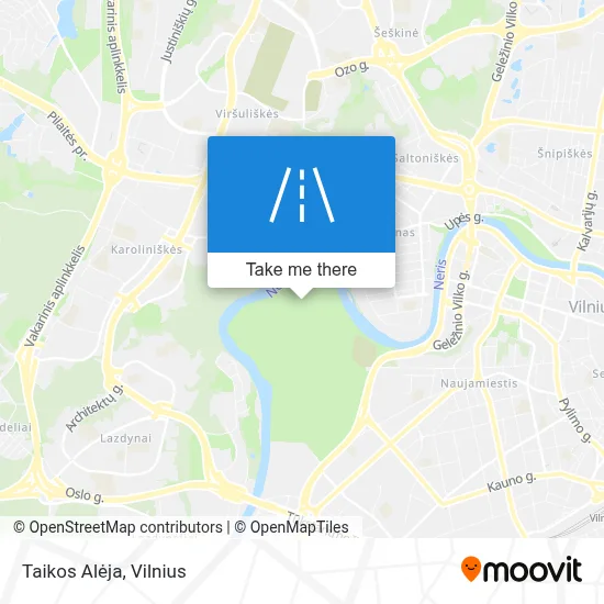 Taikos Alėja map