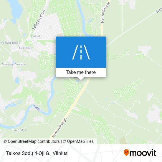 Talkos Sodų 4-Oji G. map