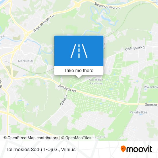 Tolimosios Sodų 1-Oji G. map