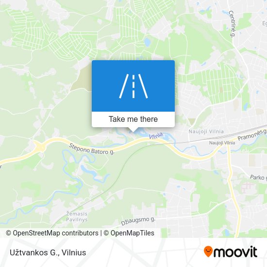 Užtvankos G. map