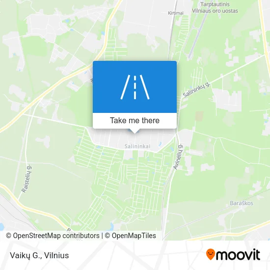 Карта Vaikų G.