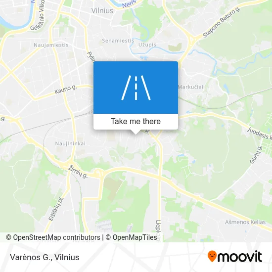 Varėnos G. map