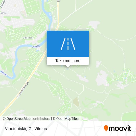 Vinciūniškių G. map