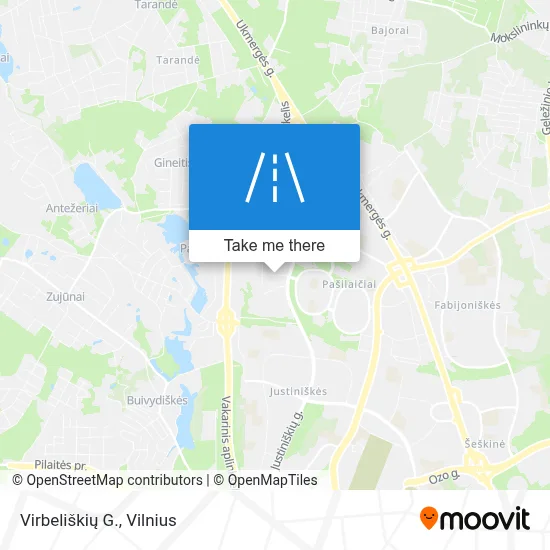 Virbeliškių G. map