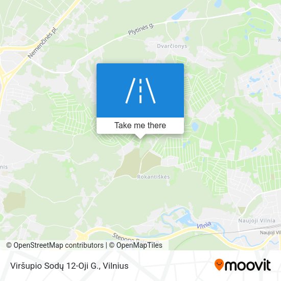 Viršupio Sodų 12-Oji G. map