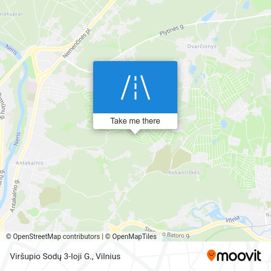 Viršupio Sodų 3-Ioji G. map