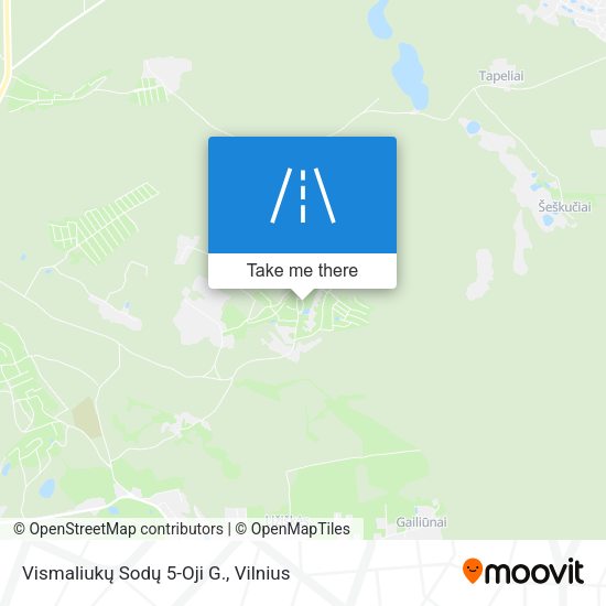 Vismaliukų Sodų 5-Oji G. map