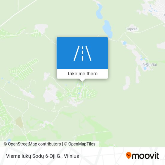 Vismaliukų Sodų 6-Oji G. map