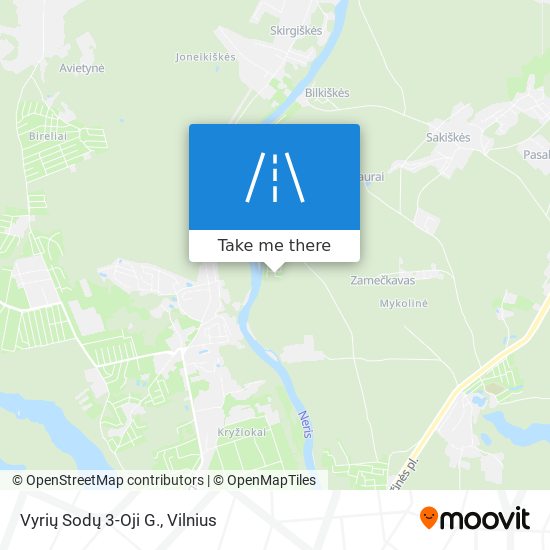 Vyrių Sodų 3-Oji G. map