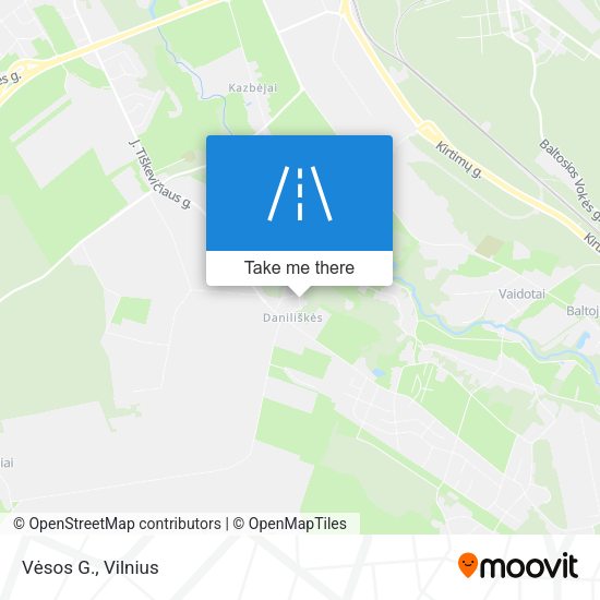 Vėsos G. map