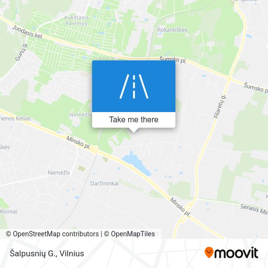 Šalpusnių G. map