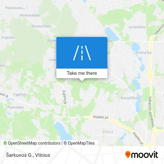 Šarkuvos G. map
