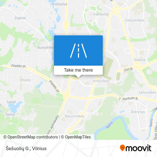 Šešuolių G. map