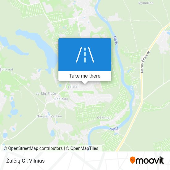 Žalčių G. map