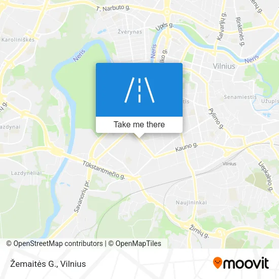 Žemaitės G. map