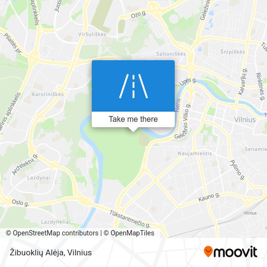 Žibuoklių Alėja map