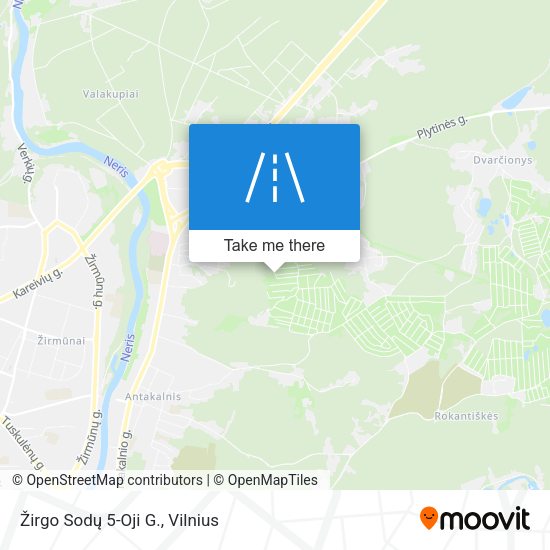 Žirgo Sodų 5-Oji G. map