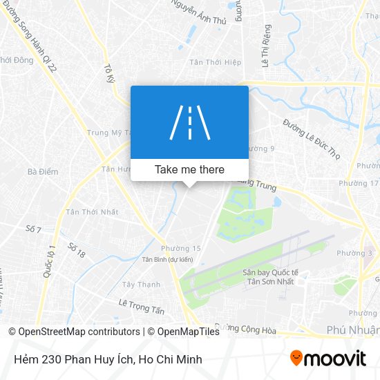 Hẻm 230 Phan Huy Ích map