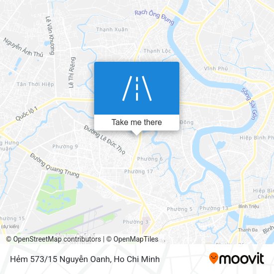Hẻm 573/15 Nguyễn Oanh map