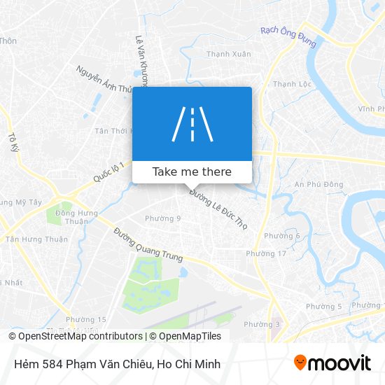 Hẻm 584 Phạm Văn Chiêu map