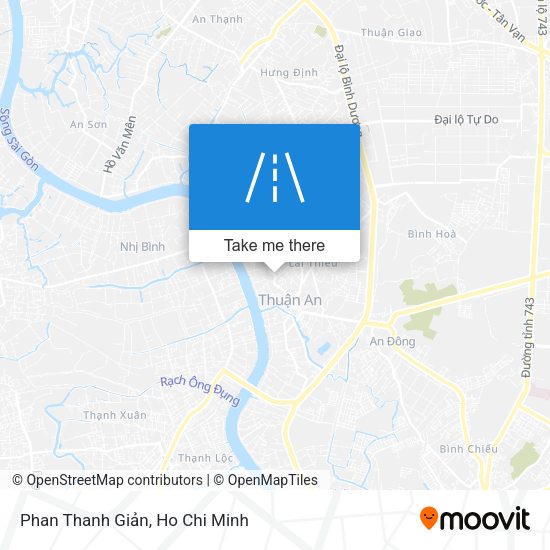 Phan Thanh Giản map