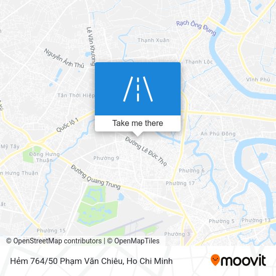 Hẻm 764/50 Phạm Văn Chiêu map