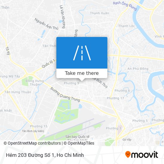 Hẻm 203 Đường Số 1 map