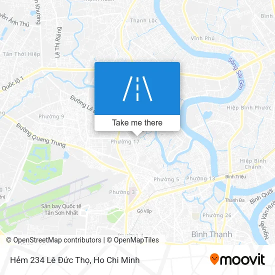 Hẻm 234 Lê Đức Thọ map
