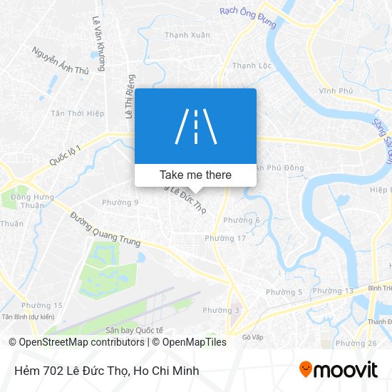 Hẻm 702 Lê Đức Thọ map