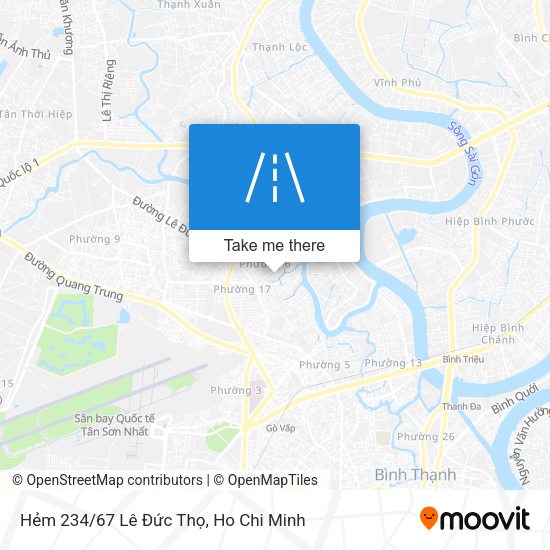 Hẻm 234/67 Lê Đức Thọ map