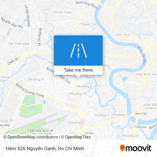 Hẻm 526 Nguyễn Oanh map
