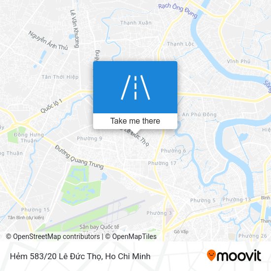 Hẻm 583/20 Lê Đức Thọ map