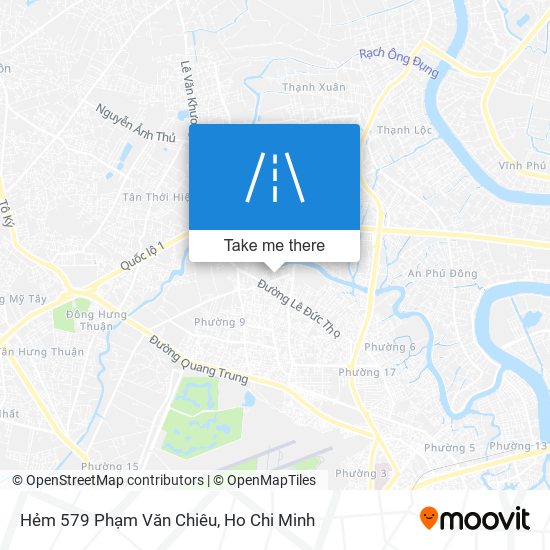 Hẻm 579 Phạm Văn Chiêu map