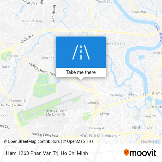 Hẻm 1263 Phan Văn Trị map