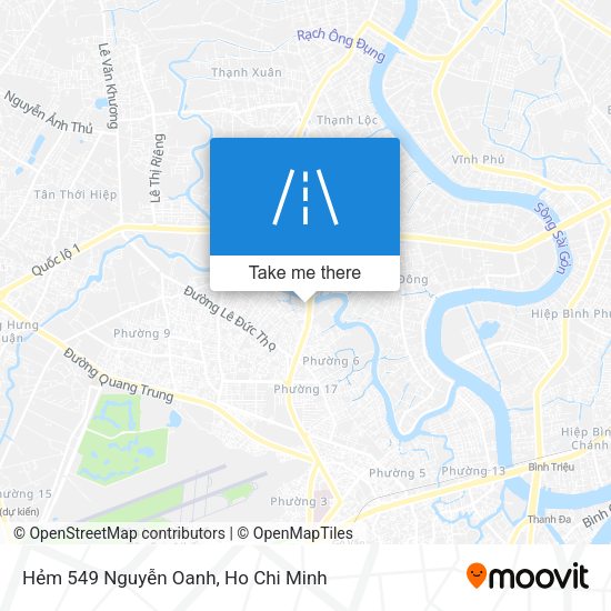 Hẻm 549 Nguyễn Oanh map