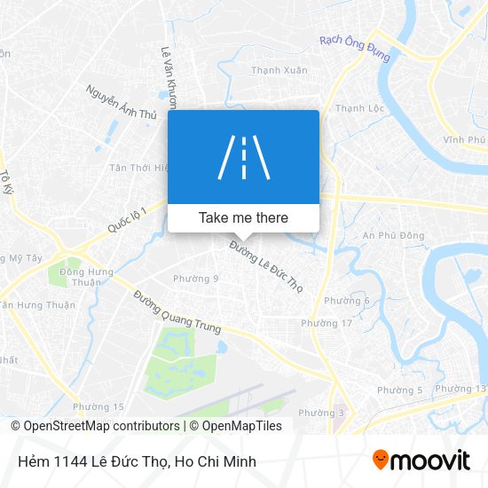 Hẻm 1144 Lê Đức Thọ map