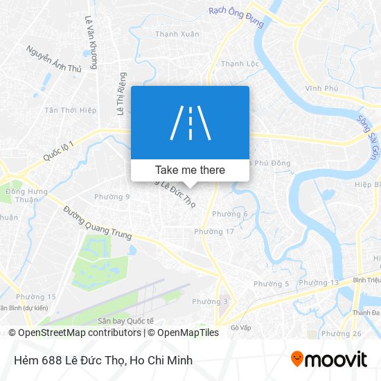 Hẻm 688 Lê Đức Thọ map