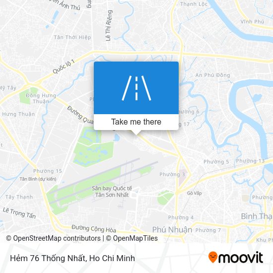 Hẻm 76 Thống Nhất map