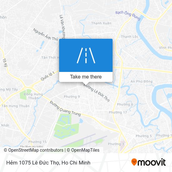 Hẻm 1075 Lê Đức Thọ map