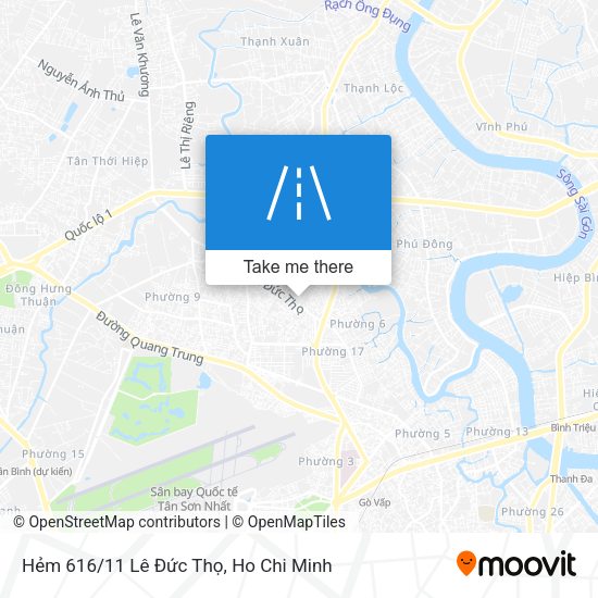 Hẻm 616/11 Lê Đức Thọ map