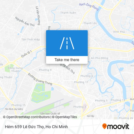 Hẻm 659 Lê Đức Thọ map